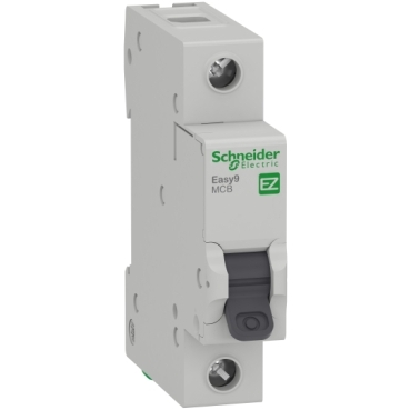 Mini disjuntor Easy9 1P, 16A, Curva C, 3kA em 230VCA 
