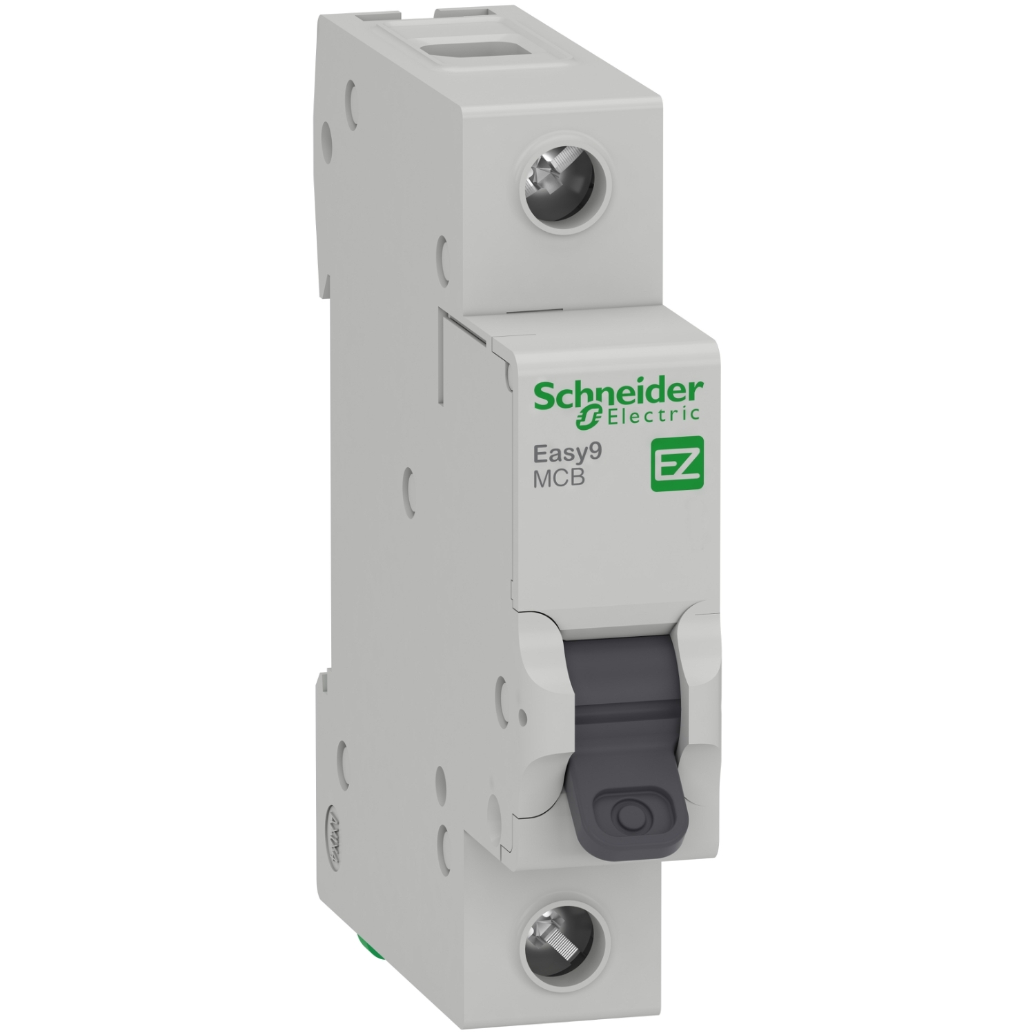 Mini disjuntor Easy9 1P, 10A, Curva C, 3kA em 230VCA