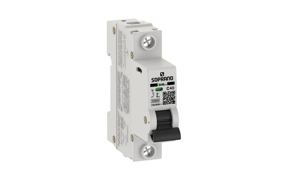 Minidisjuntor Residencial 1 Polo SHB - GIII - 040A - Soprano