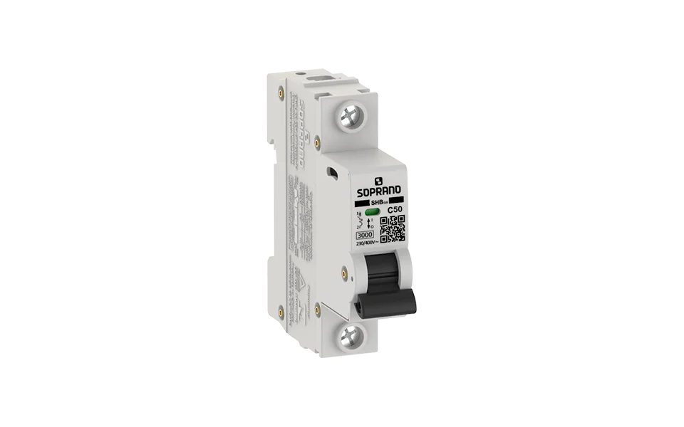 Minidisjuntor Residencial 1 Polo SHB - GIII - 050A - Soprano
