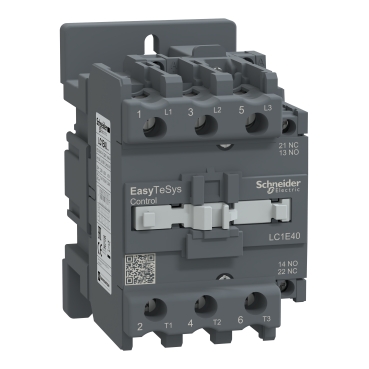 Contator Tripolar EASY 40A 1NA+1NF 220VCA 50/60HZ LC1E40M7
