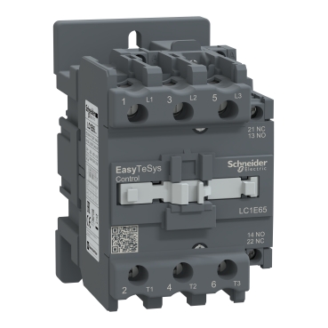 Contator Tripolar EASY 65A 1NA+1NF 220VCA LC1E65M7