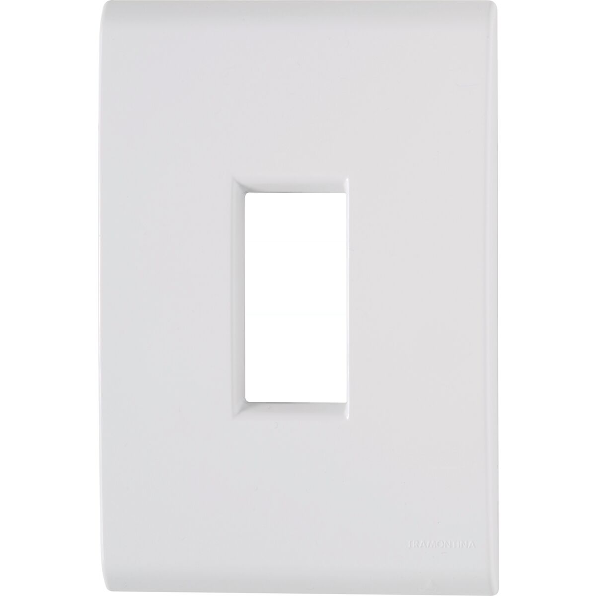 Placa 4x2 1P Vertical Liz Branca