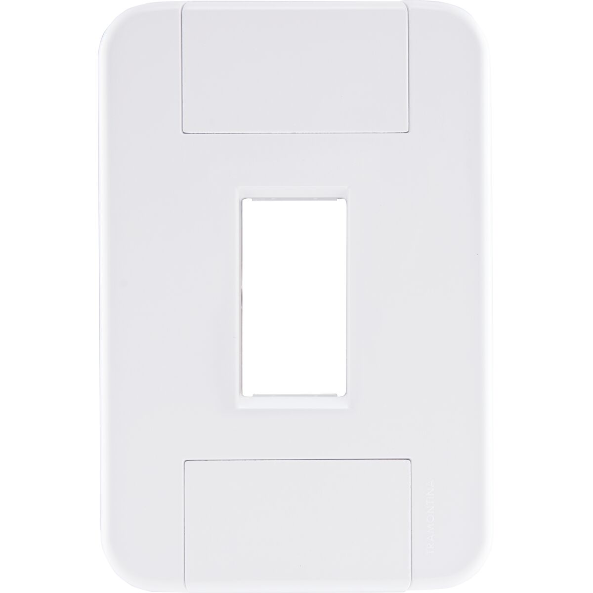 Placa 4x2 1P Vertical Tablet Branca