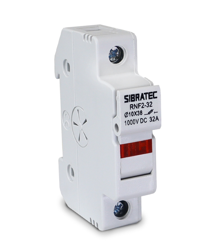 Porta Fusível tipo Cartucho 1 Polo RNF2-32 1000Vcc com Indicador 