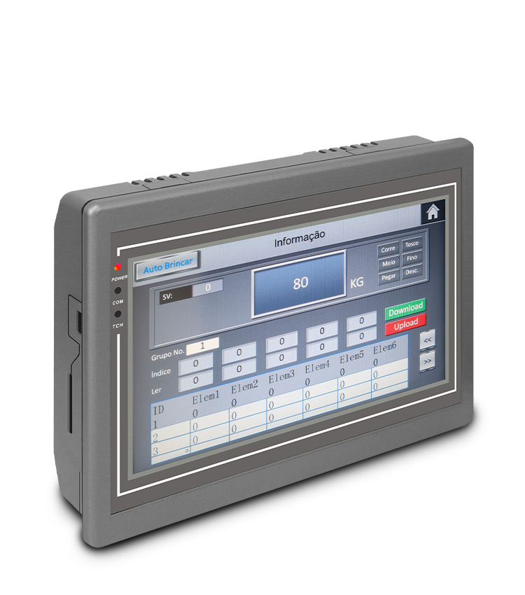 IHM PI3070i-A - Tela de 7 Polegadas, Touch Screen, Colorida - 2 Portas Com + 1 Ethernet - Alimentação 24Vcc